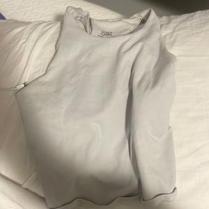 athleta sports bra white